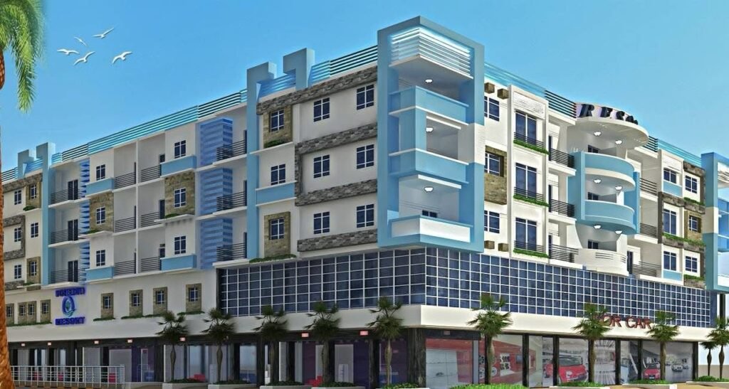Poseidon Compound modern architecture in Hurghada